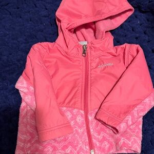 Columbia Bright Pink Hooded Jacket